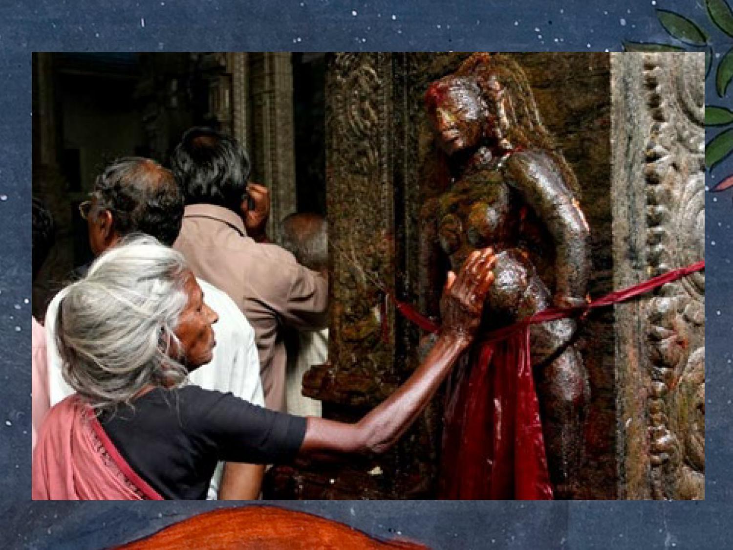 Прикосновение к мурти в индийском храме — телесный контакт как религиозная практика